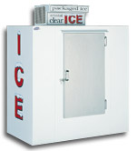 model 65 upright outdoor ice box